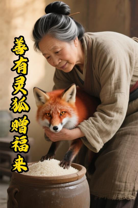 善有灵狐赠福来封面