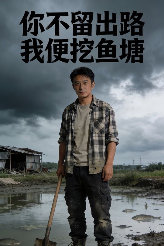你不留出路我便挖鱼塘封面