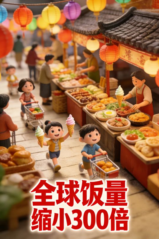 全球饭量缩小300倍封面