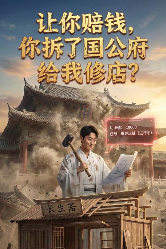 让你赔钱,你拆了国公府给我修店?封面