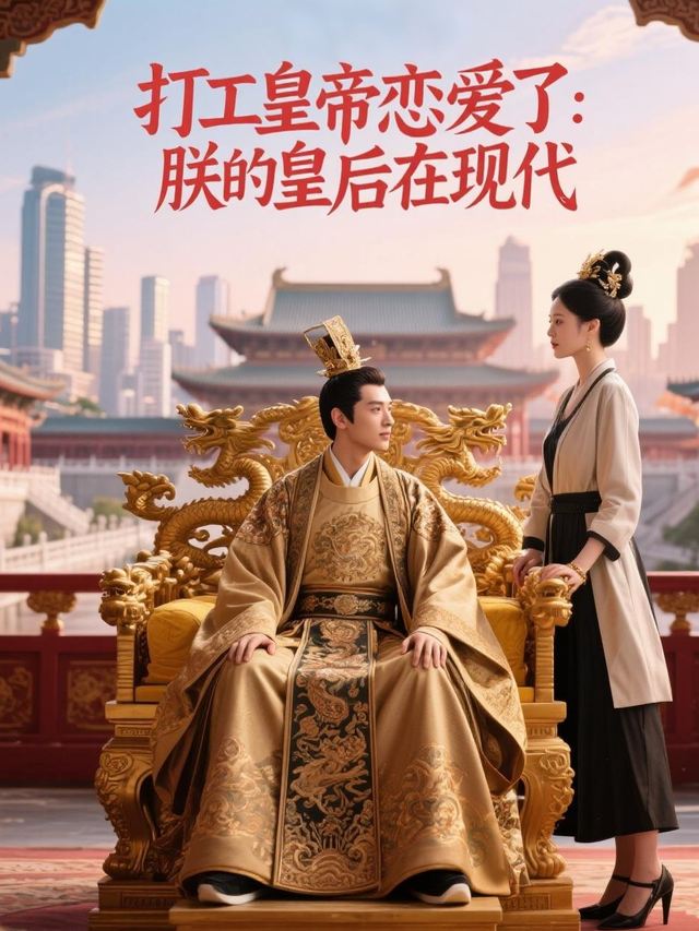 打工皇帝恋爱了:朕的皇后在现代封面