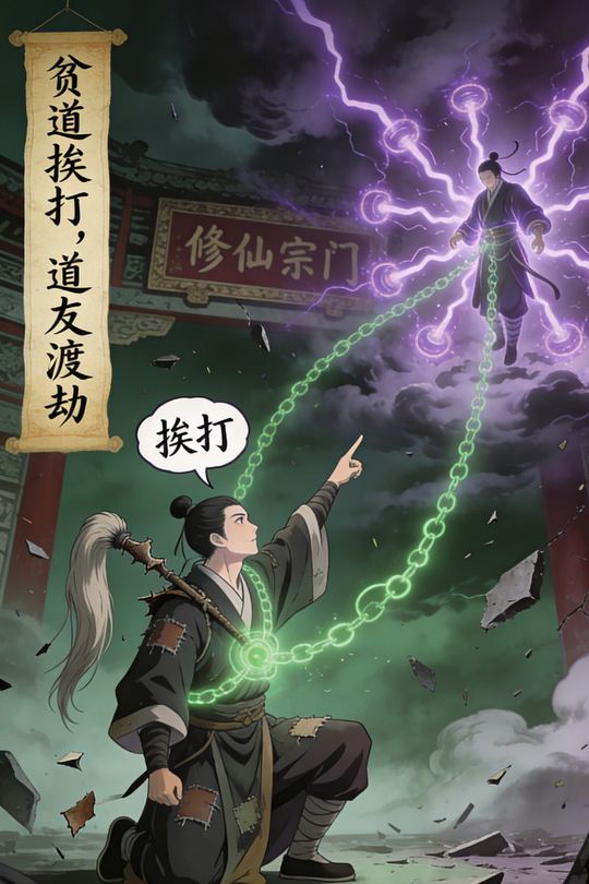 贫道挨打,道友渡劫封面