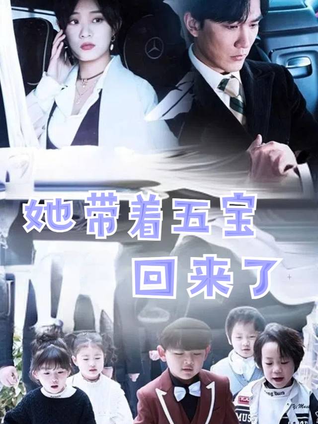 她带着五宝回来了封面
