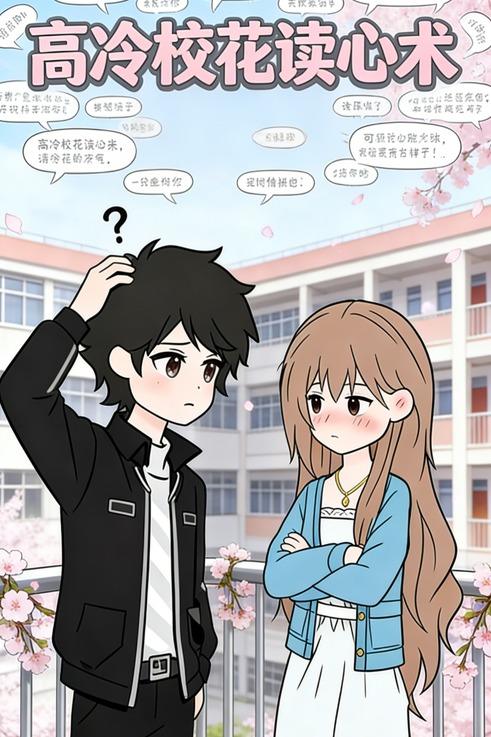 高冷校花读心术封面