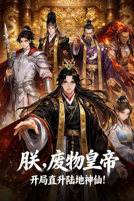 朕,废物皇帝,开局直升陆地神仙!封面