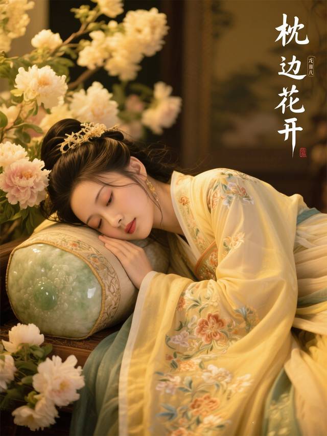 枕边花开封面