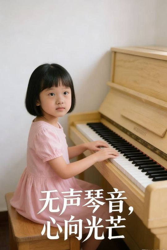 无声琴音,心向光芒封面