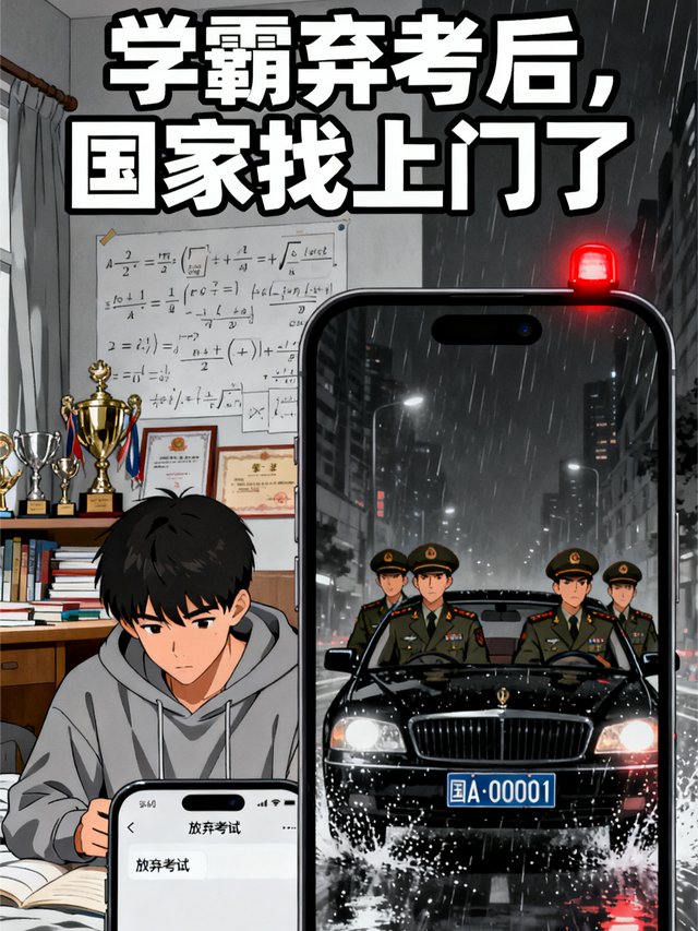 学霸弃考后,国家找上门了封面