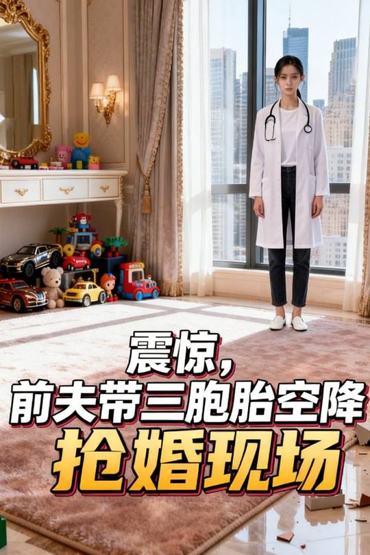 震惊,前夫带三胞胎空降抢婚现场封面