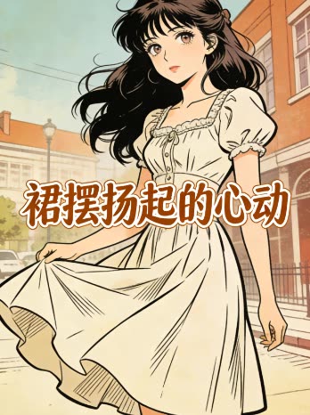 裙摆扬起的心动封面