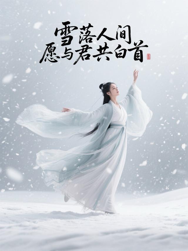雪落人间愿与君共白首封面