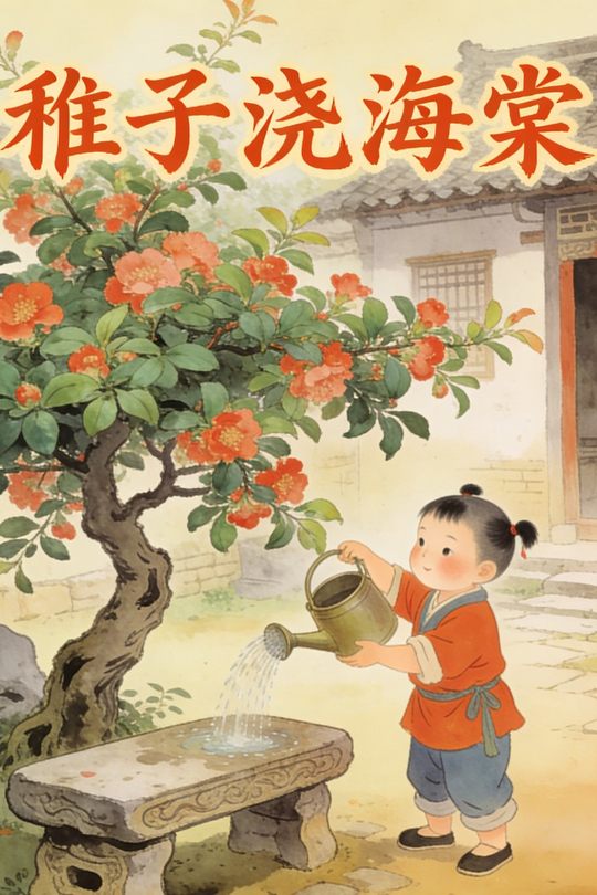 稚子浇海棠封面