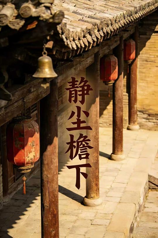 静尘檐下封面