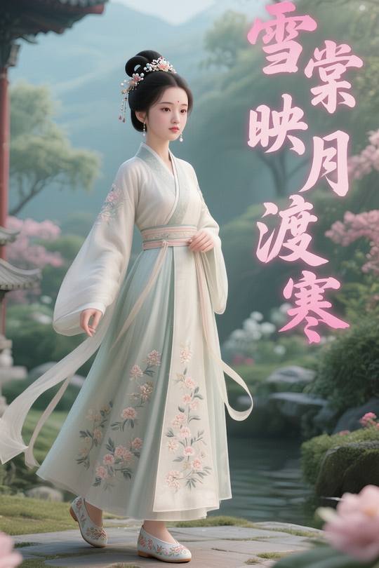 雪棠映月渡寒封面