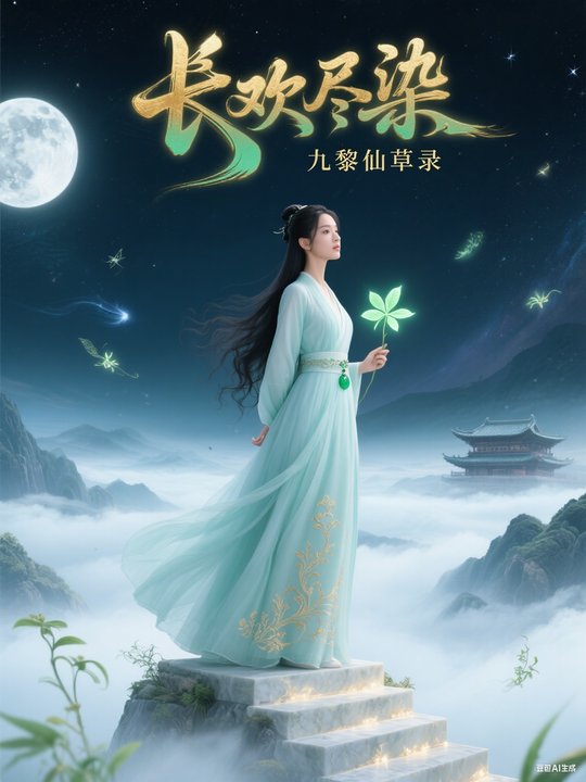 长欢尽染:九黎仙草录封面