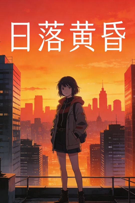日落黄昏封面