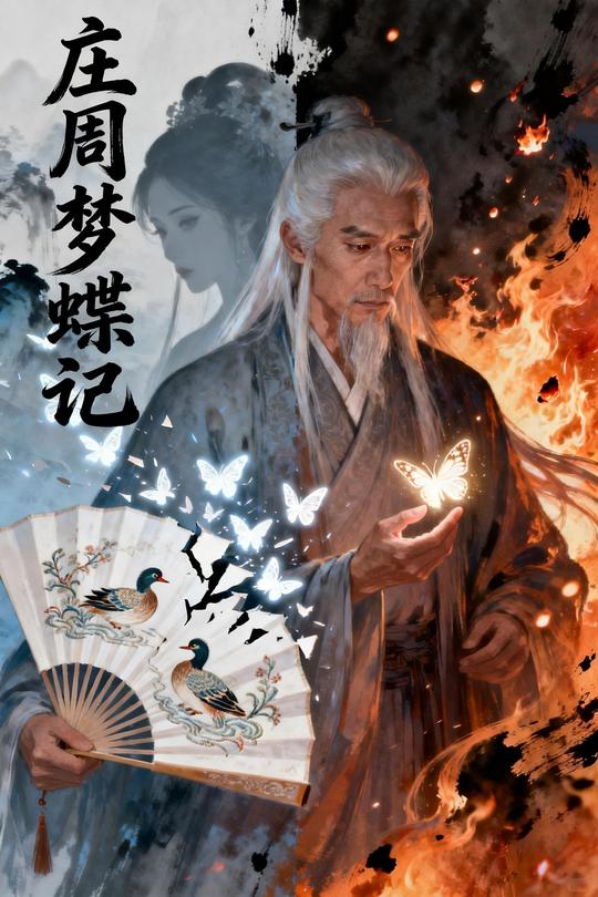 庄周梦蝶记封面