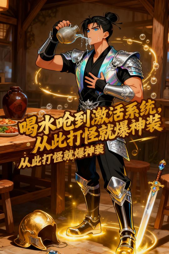 喝水呛到激活系统,从此打怪就爆神装封面
