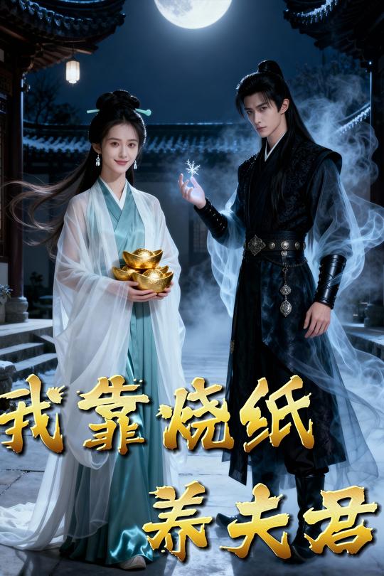 我靠烧纸养夫君封面