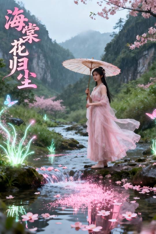 海棠花归尘封面