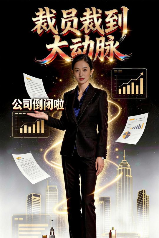 裁员裁到大动脉,公司倒闭啦封面