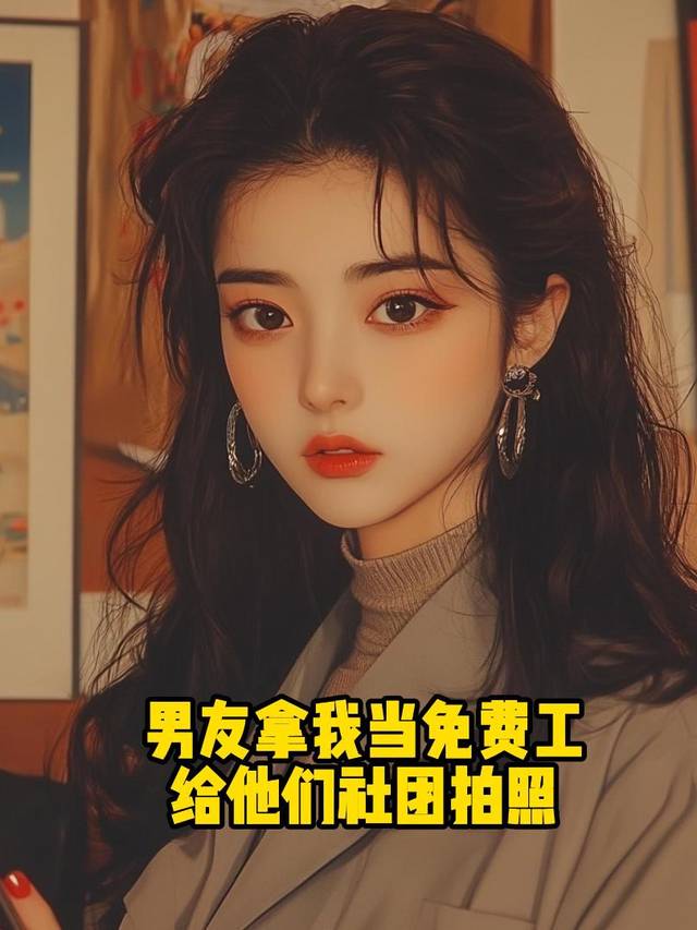 男友拿我当免费工,给他们社团拍照封面
