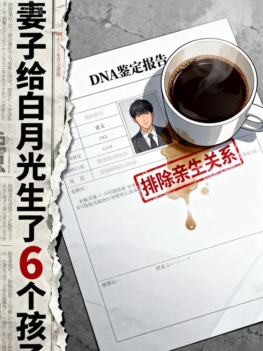妻子给白月光生了6个孩子封面