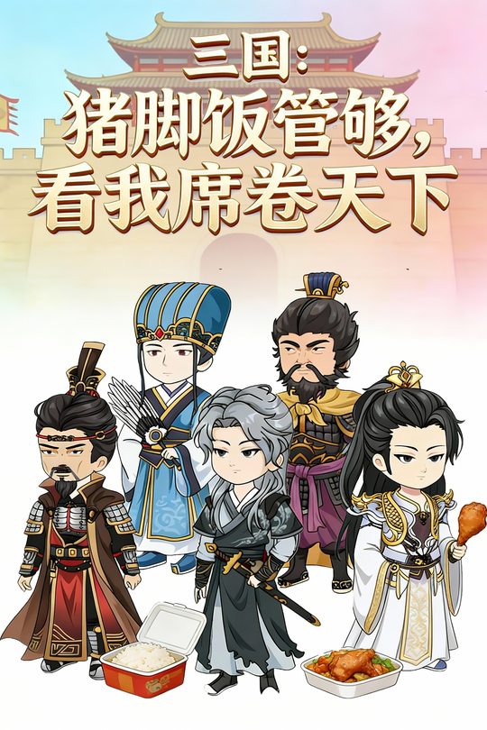 三国:猪脚饭管够,看我席卷天下封面