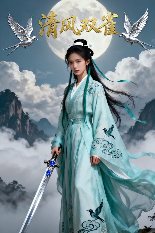 清风双雀封面
