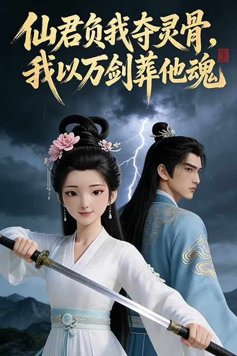 仙君负我夺灵骨,我以万剑葬他魂封面
