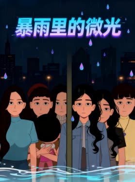 暴雨里的微光封面