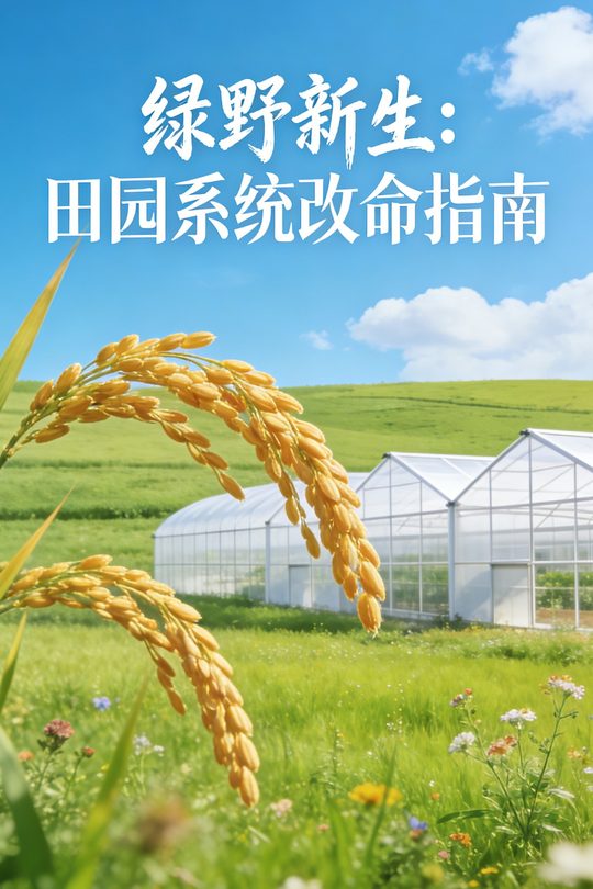 绿野新生:田园系统改命指南封面