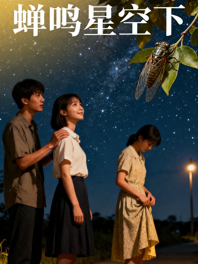 蝉鸣星空下封面