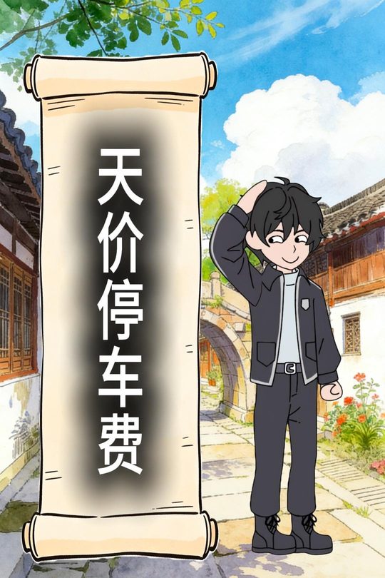 天价停车费封面