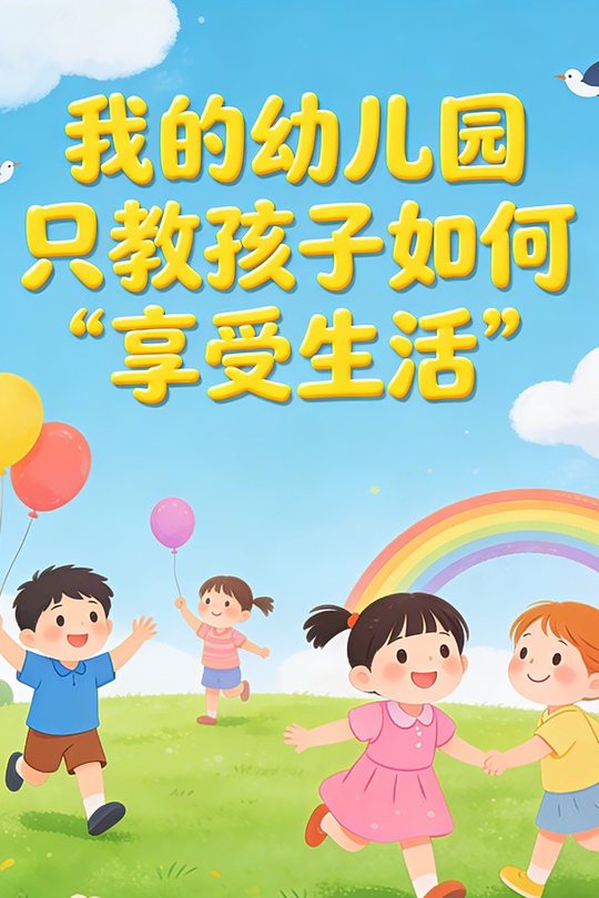 我的幼儿园只教孩子如何“享受生活“封面