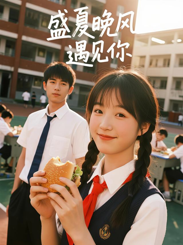 盛夏晚风遇见你封面