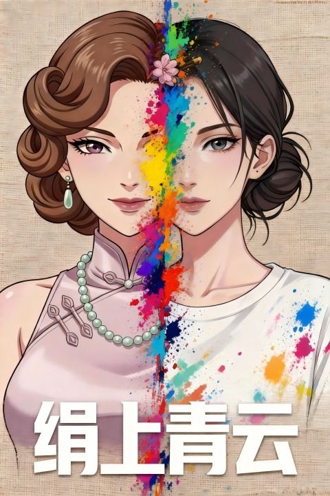 绢上⻘云封面