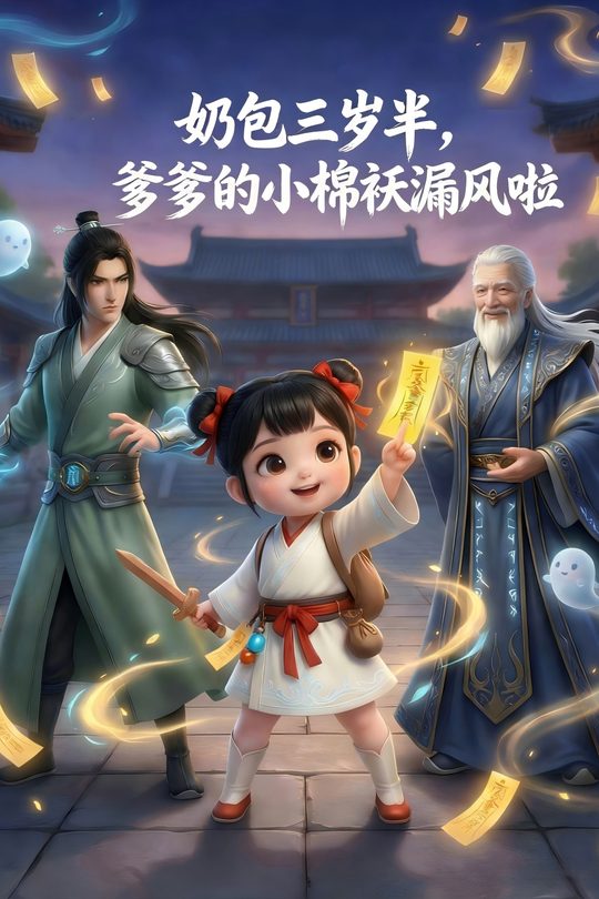 奶包三岁半,爹爹的小棉袄漏风啦封面
