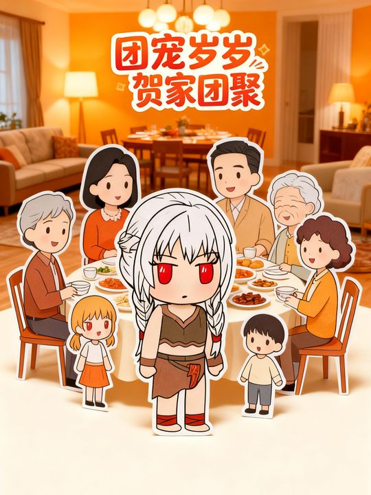 团宠岁岁贺家团聚封面