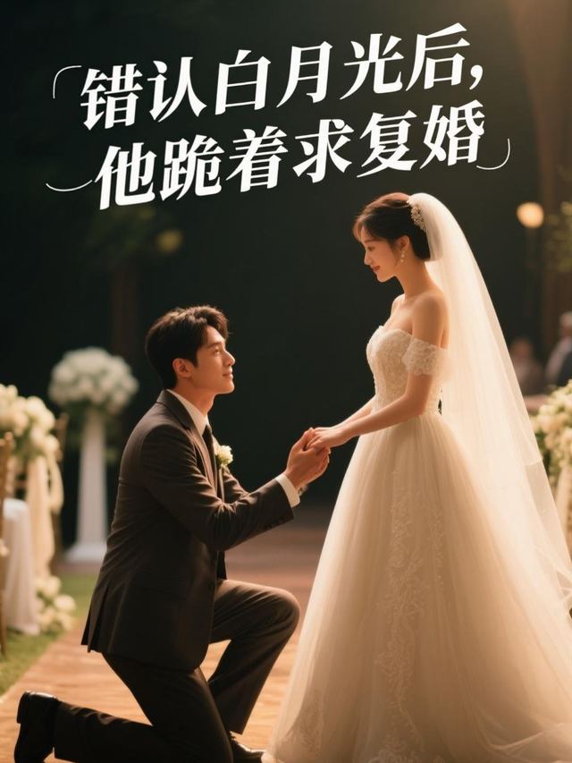 错认白月光后,他跪着求复婚封面