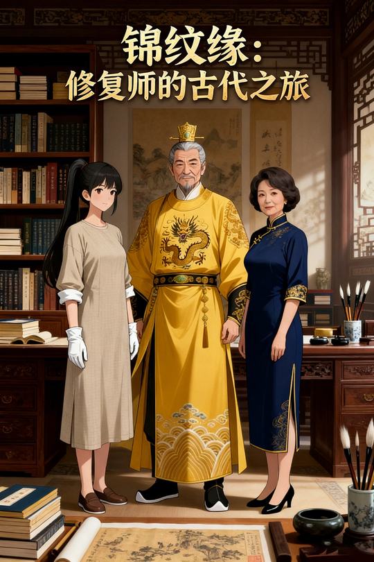 锦纹缘:修复师的古代之旅封面