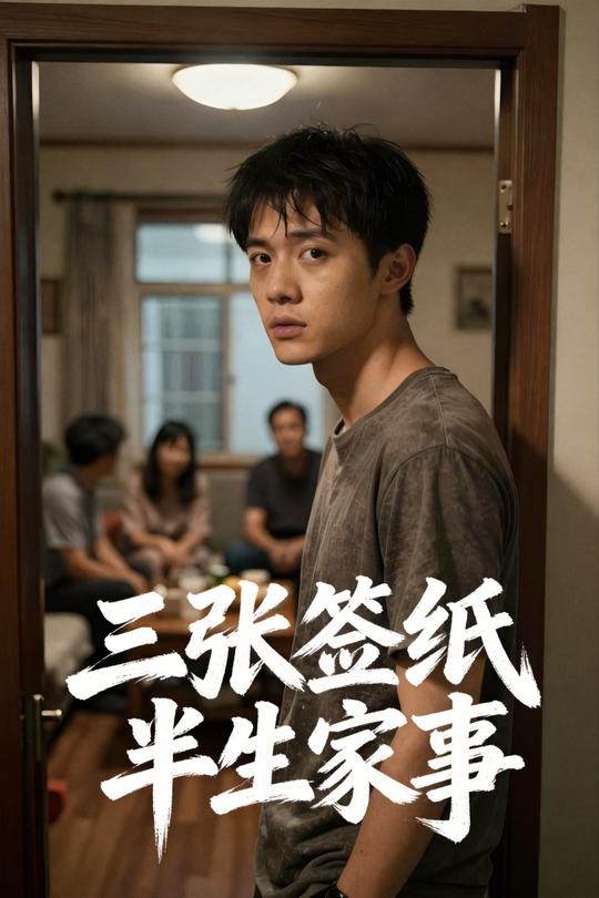 三张签纸半生家事封面