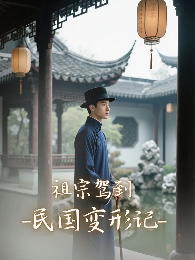 祖宗驾到,民国变形记封面