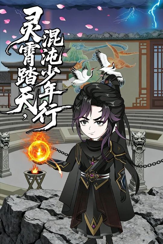 灵霄踏天,混沌少年行封面