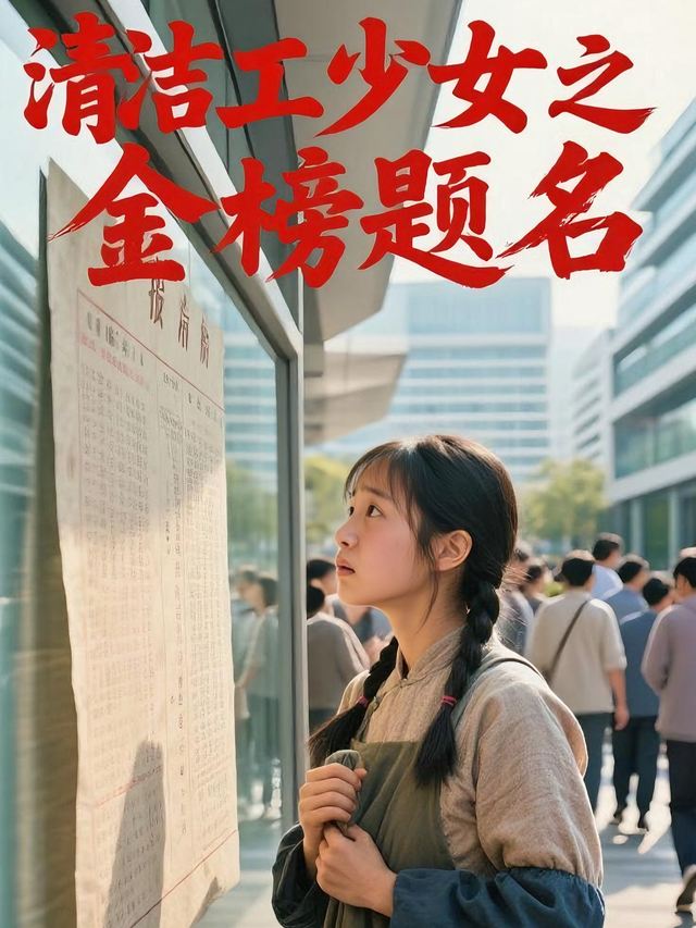清洁工少女之金榜题名封面