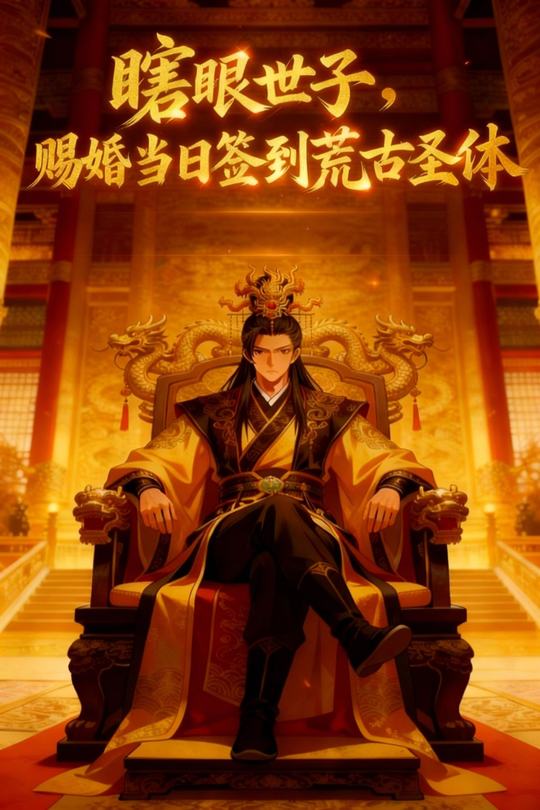 瞎眼世子,赐婚当日签到荒古圣体封面