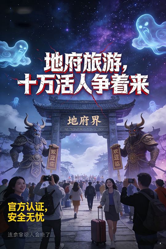 地府旅游,十万活人争着来封面