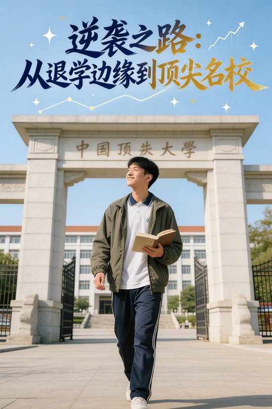 逆袭之路:从退学边缘到顶尖名校封面