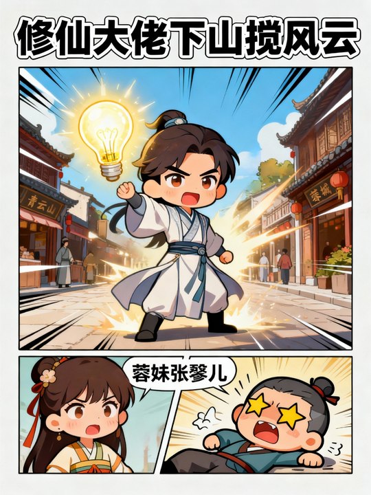 修仙大佬下山搅风云封面
