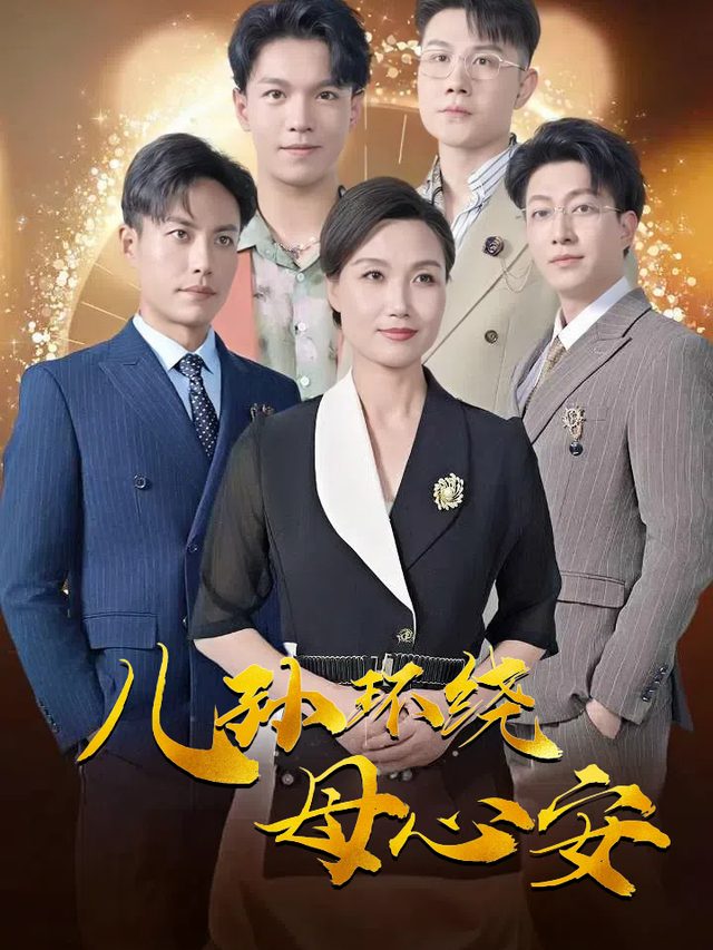 儿孙环绕母心安封面